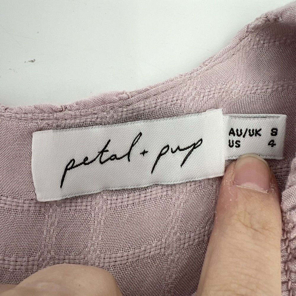 Petal And Pup Pink Babydoll Dress Size 4 - Picture 3 of 4